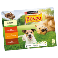 Bonzo pouch in gelei of saus